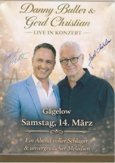 Die Leute waren von Gerd Christian und Danny Buller restlos begeistert!
Als die Beiden gemeinsam  "Sag ihr auch"  in der Foxversion  sangen, gab es Standing Ovations!